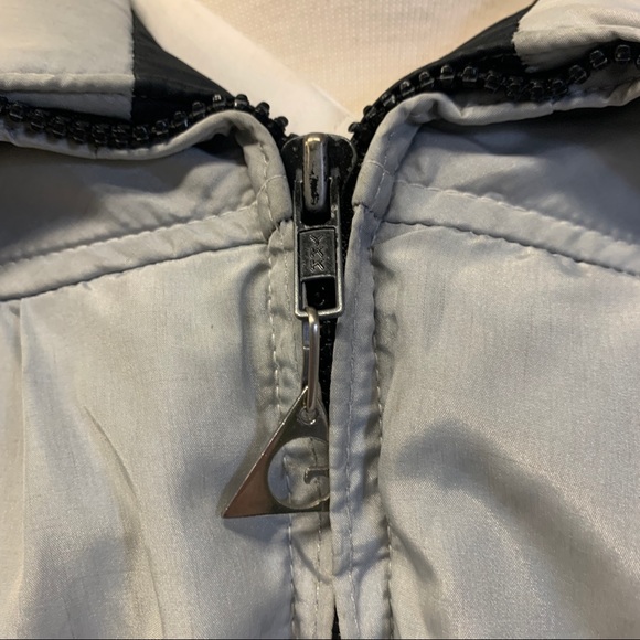 Gerry 80s Vintage Silver Gray Cropped Down Puffer Ski Jacket Coat Mens Size M - Picture 4 of 8